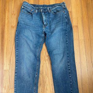 Levi's 541 34x32 (Meas 34x30.5 11" Rise) Athletic Taper Dark Wash Jeans LIKE NEW